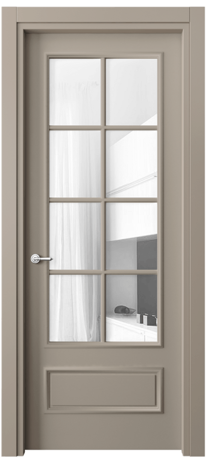 Дверь межкомнатная Paris 8112 Матовый бисквитный Прозрачное стекло, 4 мм Гладкий наличник МБСК Цена 60810 ₽ Наличники уже входят в базовый комплект. Фабрика дверей Волховец 8 (800) 551 43 19 Межкомнатная дверь Paris 8112 Матовый бисквитный Прозрачное стекло, 4 мм Цена 60810 ₽| Volhovec