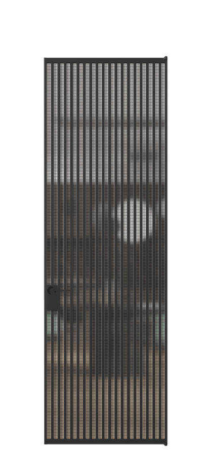 Алюминиевая дверь АЛПЛ040.06  Алюминий Черный Декоративное стекло с сеткой "Mesh silver", триплекс, 6 мм. Без короба чер Цена 191111 Стоимость комплекта двери включает: 
1. Полотно (600/650/700/750/800/850/900/950*2000-2400 мм).
2. Короб
3. Комплект фурнитуры (2 торцевые петли и магнитный замок с ответной планкой). Фабрика дверей Волховец 8 (800) 551 43 19  Алюминиевая дверь АЛПЛ040.06 Алюминий Черный Декоративное стекло с сеткой "Mesh silver", триплекс, 6 мм Цена 191111  | Volhovec