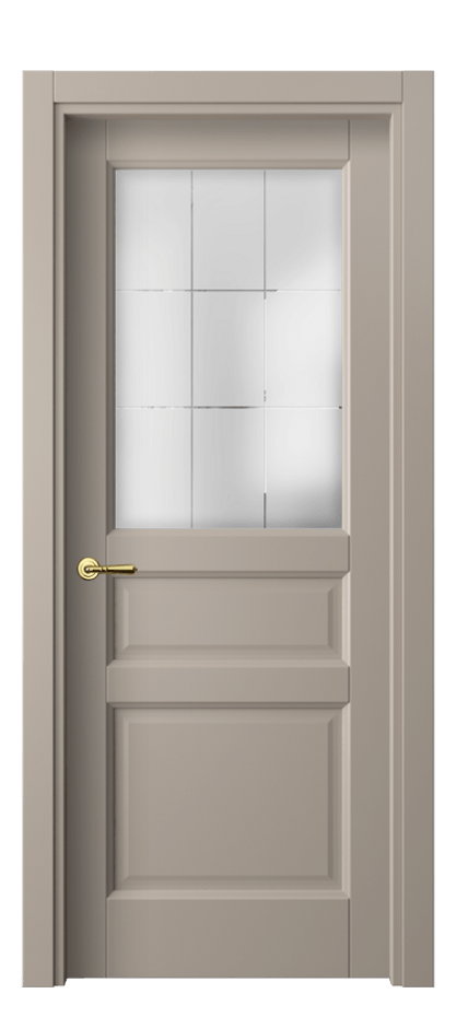 Дверь межкомнатная Galant 1432 Матовый бисквитный Сатинированное стекло с гравировкой "Лофт", 4 мм Гладкий наличник МБСК Цена 42170 ₽ Наличники уже входят в базовый комплект. Фабрика дверей Волховец 8 (800) 551 43 19 Межкомнатная дверь Galant 1432 Матовый бисквитный Сатинированное стекло с гравировкой "Лофт", 4 мм Цена 42170 ₽ | Volhovec