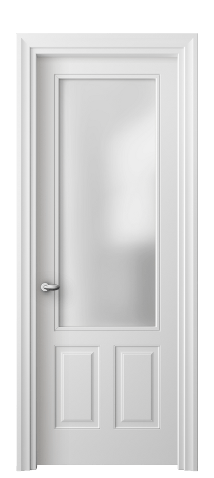 Дверь межкомнатная Esse 8522 Матовый белоснежный Сатинированное стекло Фигурный универсальный наличник МБЛ Цена 52879 ₽ Наличники уже входят в базовый комплект. Фабрика дверей Волховец 8 (800) 551 43 19 Межкомнатная дверь Esse 8522 Матовый белоснежный Сатинированное стекло Цена 52879 ₽ | Volhovec