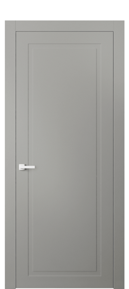 Дверь межкомнатная Neo Classic АКП 8001 Матовый нейтральный серый  Гладкий компланарный наличник МНСР Цена 55100 ₽ Наличники уже входят в базовый комплект. Фабрика дверей Волховец 8 (800) 551 43 19 Межкомнатная дверь Neo Classic АКП 8001 Матовый нейтральный серый  Цена 55100 ₽ | Volhovec