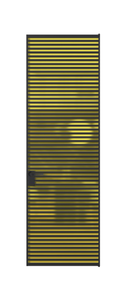 Алюминиевая дверь АЛПЛ040.07  Алюминий Черный Сатинированное жёлтое стекло, триплекс, 6мм. Без короба чер Цена 184391 Стоимость комплекта двери включает: 
1. Полотно (600/650/700/750/800/850/900/950*2000-2400 мм).
2. Короб
3. Комплект фурнитуры (2 торцевые петли и магнитный замок с ответной планкой). Фабрика дверей Волховец 8 (800) 551 43 19  Алюминиевая дверь АЛПЛ040.07 Алюминий Черный Сатинированное жёлтое стекло, триплекс, 6мм Цена 184391  | Volhovec