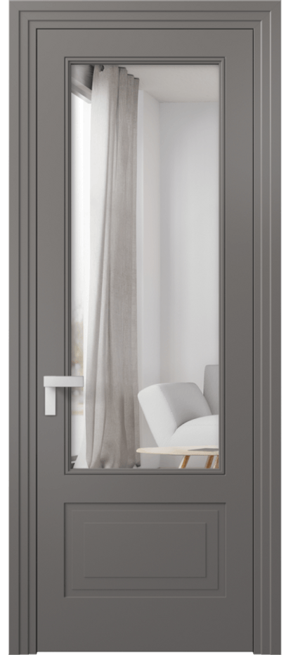 Дверь межкомнатная Rocca 8342 Матовый классический серый Двустороннее зеркало, триплекс 8 мм Фигурный наличник МКЛС Цена 83890 ₽ Наличники уже входят в базовый комплект. Фабрика дверей Волховец 8 (800) 551 43 19 Межкомнатная дверь Rocca 8342 Матовый классический серый Двустороннее зеркало, триплекс 8 мм Цена 83890 ₽ | Volhovec