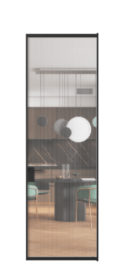 Алюминиевая дверь АЛПЛ040.01  Алюминий Черный Рифлёное стекло "Moru", триплекс, 8 мм. Без короба чер Цена 120971 Стоимость комплекта двери включает: 
1. Полотно (600/650/700/750/800/850/900/950*2000-2400 мм).
2. Короб
3. Комплект фурнитуры (2 торцевые петли и магнитный замок с ответной планкой). Фабрика дверей Волховец 8 (800) 551 43 19  Алюминиевая дверь АЛПЛ040.01 Алюминий Черный Рифлёное стекло "Moru", триплекс, 8 мм Цена 120971  | Volhovec