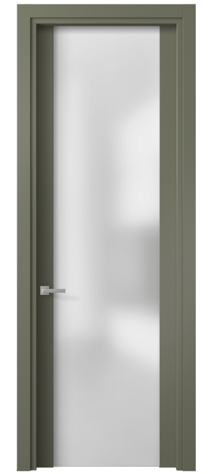 Дверь межкомнатная Planum 4114 Матовый оливковый тёмный Сатинированное стекло Гладкий наличник МОТ Цена 46790 ₽ Наличники уже входят в базовый комплект. Фабрика дверей Волховец 8 (800) 551 43 19 Межкомнатная дверь Planum 4114 Матовый оливковый тёмный Сатинированное стекло Цена 46790 ₽ | Volhovec