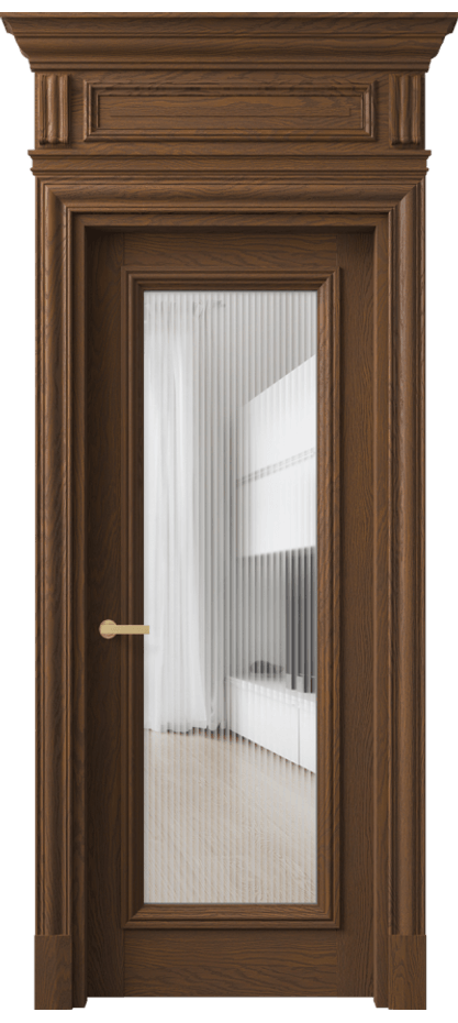 Межкомнатная дверь Antique 7300 Дуб каштановый матовый Moru Цена 263100 ₽ | Volhovec