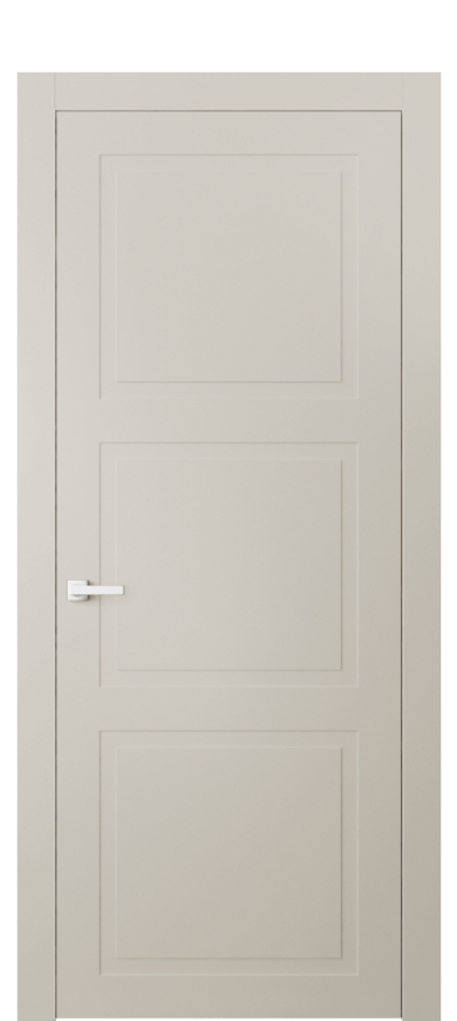 Дверь межкомнатная Neo Classic АКП 8003 Матовый облачно-серый  Гладкий компланарный наличник МОС Цена 55100 ₽ Наличники уже входят в базовый комплект. Фабрика дверей Волховец 8 (800) 551 43 19 Межкомнатная дверь Neo Classic АКП 8003 Матовый облачно-серый  Цена 55100 ₽ | Volhovec