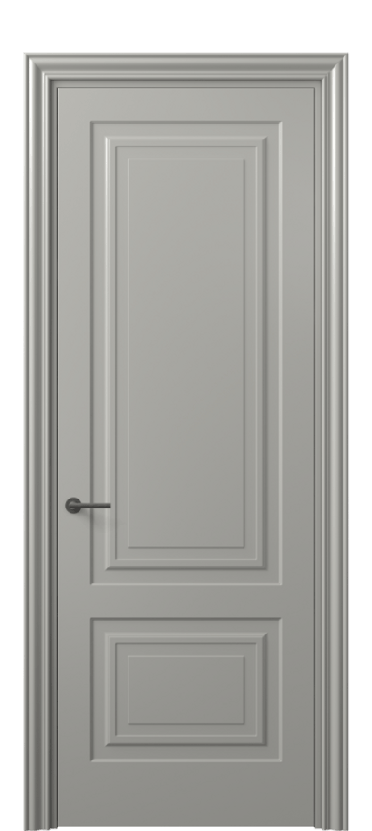 Дверь межкомнатная Mascot 8451 Матовый нейтральный серый  Фигурный наличник МНСР Цена 58970 ₽ Наличники уже входят в базовый комплект. Фабрика дверей Волховец 8 (800) 551 43 19 Межкомнатная дверь Mascot 8451 Матовый нейтральный серый  Цена 58970 ₽ | Volhovec