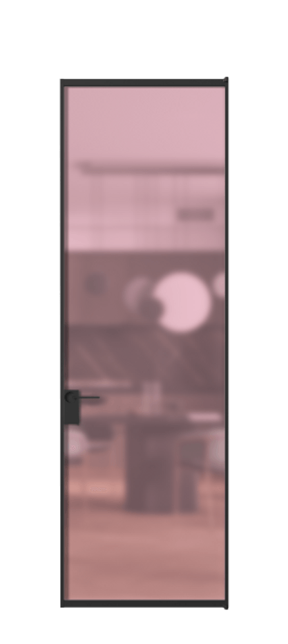 Алюминиевая дверь АЛПЛ040.01  Алюминий Черный Сатинированное розовое стекло, триплекс, 6мм. Без короба чер Цена 114251 Стоимость комплекта двери включает: 
1. Полотно (600/650/700/750/800/850/900/950*2000-2400 мм).
2. Короб
3. Комплект фурнитуры (2 торцевые петли и магнитный замок с ответной планкой). Фабрика дверей Волховец 8 (800) 551 43 19  Алюминиевая дверь АЛПЛ040.01 Алюминий Черный Сатинированное розовое стекло, триплекс, 6мм Цена 114251  | Volhovec