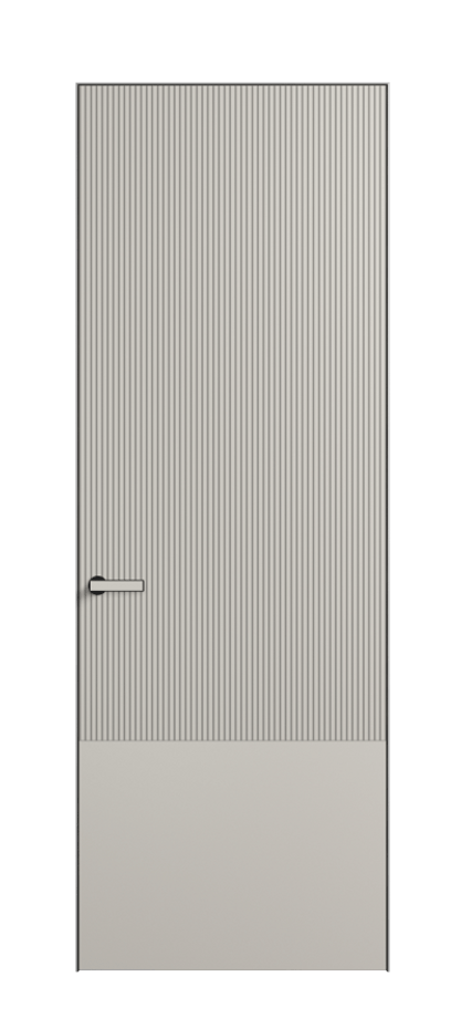 Дверь межкомнатная Velvet АКП 8203 Матовый облачно-серый. Скрытый короб Черный Цена 56020 . Фабрика дверей Волховец 8 (800) 551 43 19 Межкомнатная дверь Velvet АКП 8203 Матовый облачно-серый. Цена 56020  | Volhovec