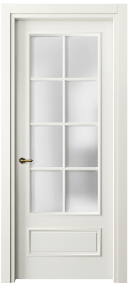 Дверь межкомнатная Paris 8112 Матовый жемчужный Сатинированное стекло Гладкий наличник МЖМ Цена 60810 ₽ Наличники уже входят в базовый комплект. Фабрика дверей Волховец 8 (800) 551 43 19 Межкомнатная дверь Paris 8112 Матовый жемчужный Сатинированное стекло Цена 60810 ₽| Volhovec