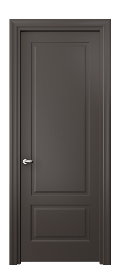 Дверь межкомнатная Esse 8541 Матовый антрацит  Фигурный универсальный наличник МАН Цена 42399 ₽ Наличники уже входят в базовый комплект. Фабрика дверей Волховец 8 (800) 551 43 19 Межкомнатная дверь Esse 8541 Матовый антрацит  Цена 42399 ₽ | Volhovec