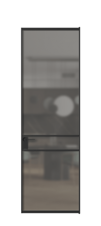 Алюминиевая дверь АЛПЛ040.02  Алюминий Черный Сатинированное серое стекло, триплекс, 6 мм. Без короба чер Цена 118790 Стоимость комплекта двери включает: 
1. Полотно (600/650/700/750/800/850/900/950*2000-2400 мм).
2. Короб
3. Комплект фурнитуры (2 торцевые петли и магнитный замок с ответной планкой). Фабрика дверей Волховец 8 (800) 551 43 19  Алюминиевая дверь АЛПЛ040.02 Алюминий Черный Сатинированное серое стекло, триплекс, 6 мм Цена 118790  | Volhovec