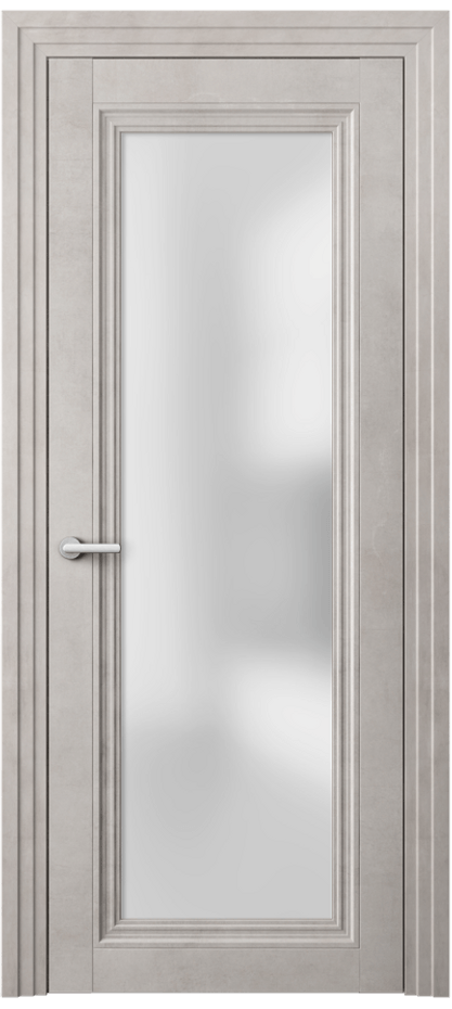 Дверь межкомнатная Centro 2502 Леон серебро Сатинированное стекло Каскадный наличник ЛСЕ Цена 51660 ₽ Наличники уже входят в базовый комплект. Фабрика дверей Волховец 8 (800) 551 43 19 Межкомнатная дверь Centro 2502 Леон серебро Сатинированное стекло Цена 51660 ₽ | Volhovec