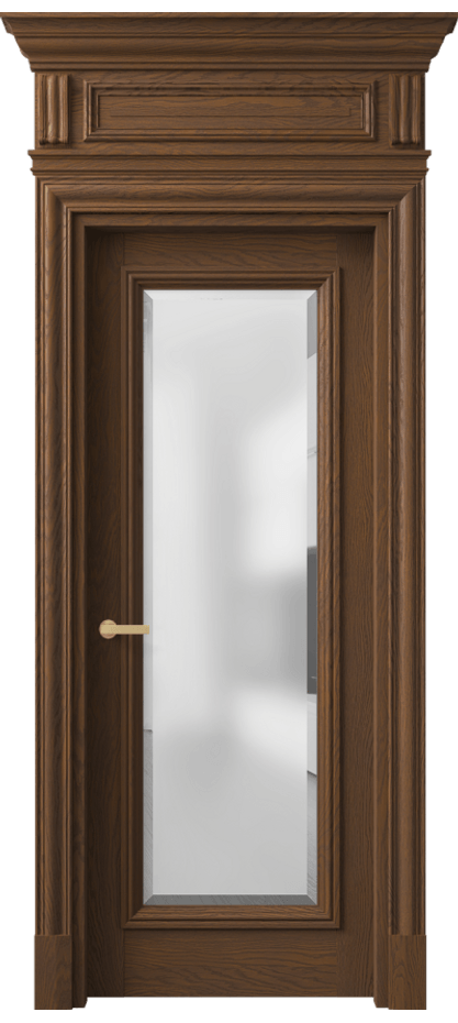 Дверь межкомнатная Antique 7300 Дуб каштановый матовый Сатинированное стекло с фацетом КЭП + Объёмный фриз + Карниз ДКШ.М Цена 279670 ₽ Наличники уже входят в базовый комплект. Фабрика дверей Волховец 8 (800) 551 43 19 Межкомнатная дверь Antique 7300 Дуб каштановый матовый Сатинированное стекло с фацетом Цена 279670 ₽ | Volhovec