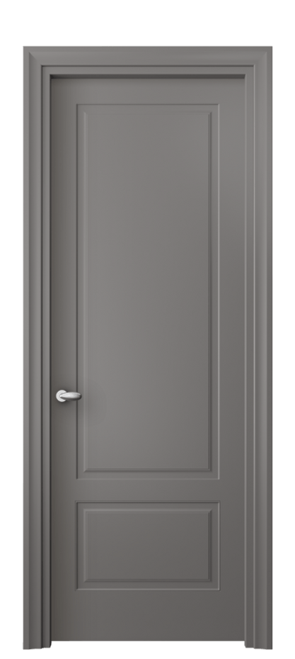 Дверь межкомнатная Esse 8541 Матовый классический серый  Фигурный универсальный наличник МКЛС Цена 42399 ₽ Наличники уже входят в базовый комплект. Фабрика дверей Волховец 8 (800) 551 43 19 Межкомнатная дверь Esse 8541 Матовый классический серый  Цена 42399 ₽ | Volhovec