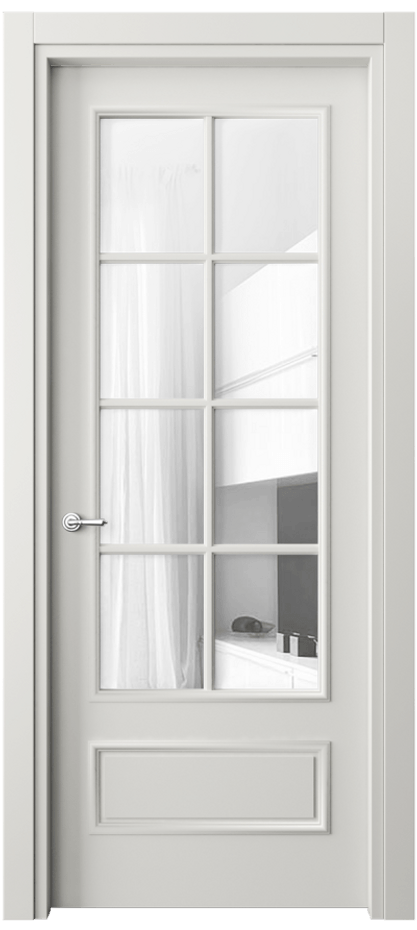 Дверь межкомнатная Paris 8112 Матовый серый Прозрачное стекло, 4 мм Гладкий наличник МСР Цена 60810 ₽ Наличники уже входят в базовый комплект. Фабрика дверей Волховец 8 (800) 551 43 19 Межкомнатная дверь Paris 8112 Матовый серый Прозрачное стекло, 4 мм Цена 60810 ₽| Volhovec