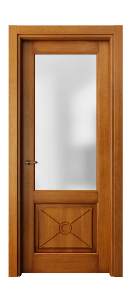 Межкомнатная дверь Toscana Litera 6362 Бук светлый с патиной Сатинированное стекло Цена 836250 AMD | Volhovec