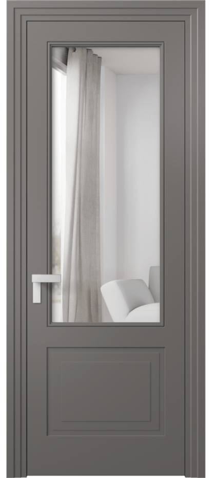 Дверь межкомнатная Rocca 8352 Матовый классический серый Двустороннее зеркало, триплекс 8 мм Фигурный наличник МКЛС Цена 67110 ₽ Наличники уже входят в базовый комплект. Фабрика дверей Волховец 8 (800) 551 43 19 Межкомнатная дверь Rocca 8352 Матовый классический серый Двустороннее зеркало, триплекс 8 мм Цена 67110 ₽ | Volhovec