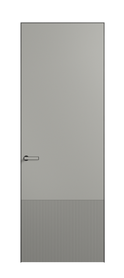 Дверь межкомнатная Velvet АКП 8202 Матовый нейтральный серый. Скрытый короб Черный Цена 56020 . Фабрика дверей Волховец 8 (800) 551 43 19 Межкомнатная дверь Velvet АКП 8202 Матовый нейтральный серый. Цена 56020  | Volhovec