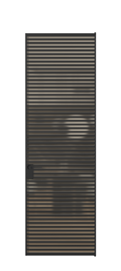 Алюминиевая дверь АЛПЛ040.07  Алюминий Черный Сатинированное бронзовое стекло, триплекс, 6 мм. Без короба чер Цена 219440 Стоимость комплекта двери включает: 
1. Полотно (600/650/700/750/800/850/900/950*2000-2400 мм).
2. Короб
3. Комплект фурнитуры (2 торцевые петли и магнитный замок с ответной планкой). Фабрика дверей Волховец 8 (800) 551 43 19  Алюминиевая дверь АЛПЛ040.07 Алюминий Черный Сатинированное бронзовое стекло, триплекс, 6 мм Цена 219440  | Volhovec