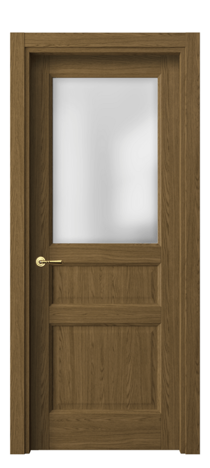 Межкомнатная дверь Галант 1432 Торфяной дуб Сатинированное стекло Цена 33160 ₽ | Volhovec