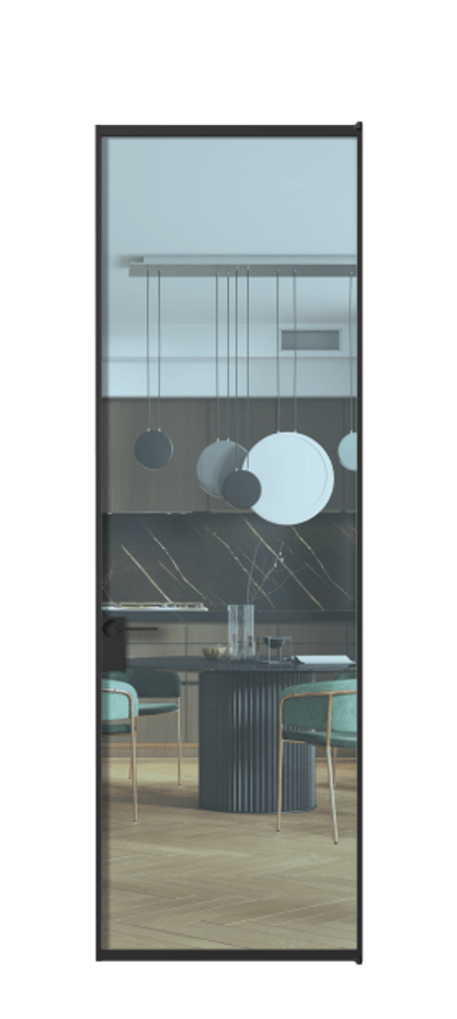 Алюминиевая дверь АЛПЛ040.01  Алюминий Черный Прозрачное голубое стекло, триплекс, 6мм. Без короба чер Цена 114251 Стоимость комплекта двери включает: 
1. Полотно (600/650/700/750/800/850/900/950*2000-2400 мм).
2. Короб
3. Комплект фурнитуры (2 торцевые петли и магнитный замок с ответной планкой). Фабрика дверей Волховец 8 (800) 551 43 19  Алюминиевая дверь АЛПЛ040.01 Алюминий Черный Прозрачное голубое стекло, триплекс, 6мм Цена 114251  | Volhovec