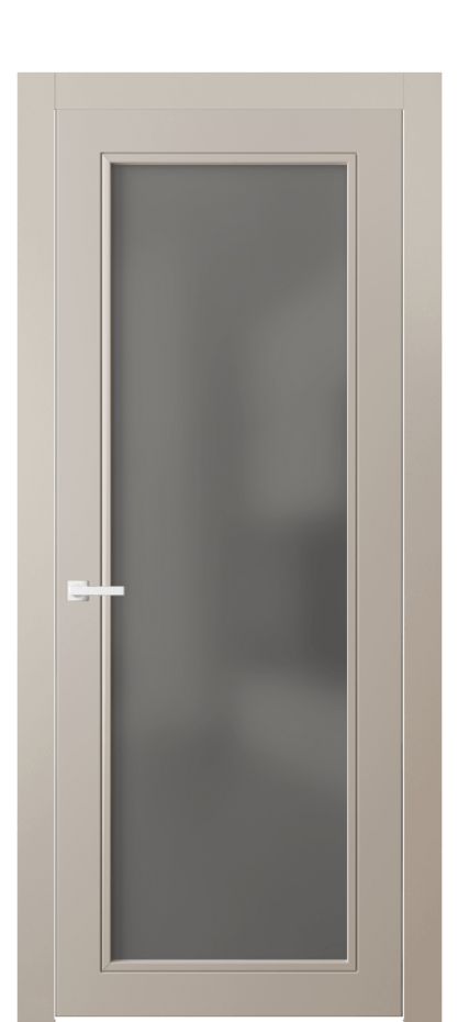 Дверь межкомнатная Neo Classic 8000 Матовый светло-бежевый Сатинированное серое стекло, триплекс, 8 мм Гладкий компланарный наличник МСБЖ Цена 59051 ₽ Наличники уже входят в базовый комплект. Фабрика дверей Волховец 8 (800) 551 43 19 Межкомнатная дверь Neo Classic 8000 Матовый светло-бежевый Сатинированное серое стекло, триплекс, 8 мм Цена 59051 ₽ | Volhovec
