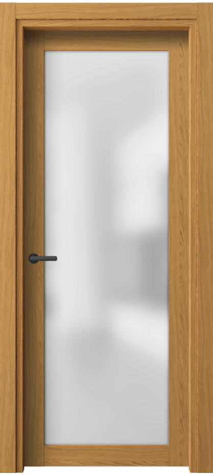 Межкомнатная дверь Neo 2102 Ванильный дуб Сатинированное стекло Цена 35910 ₽ | Volhovec