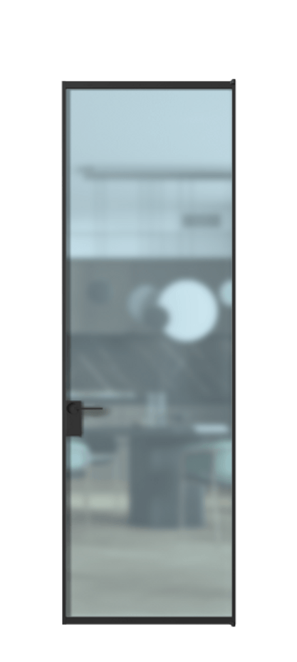 Алюминиевая дверь АЛПЛ040.01  Алюминий Черный Сатинированное голубое стекло, триплекс, 6мм. Без короба чер Цена 114251 Стоимость комплекта двери включает: 
1. Полотно (600/650/700/750/800/850/900/950*2000-2400 мм).
2. Короб
3. Комплект фурнитуры (2 торцевые петли и магнитный замок с ответной планкой). Фабрика дверей Волховец 8 (800) 551 43 19  Алюминиевая дверь АЛПЛ040.01 Алюминий Черный Сатинированное голубое стекло, триплекс, 6мм Цена 114251  | Volhovec