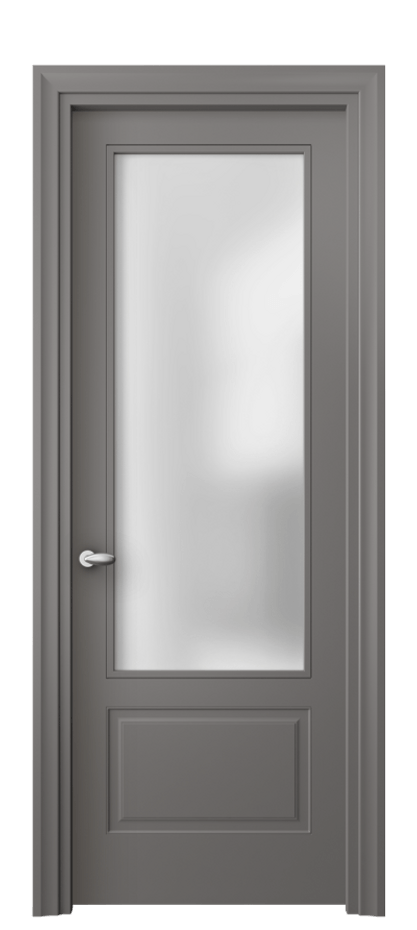 Дверь межкомнатная Esse 8542 Матовый классический серый Сатинированное стекло Фигурный универсальный наличник МКЛС Цена 52879 ₽ Наличники уже входят в базовый комплект. Фабрика дверей Волховец 8 (800) 551 43 19 Межкомнатная дверь Esse 8542 Матовый классический серый Сатинированное стекло Цена 52879 ₽ | Volhovec