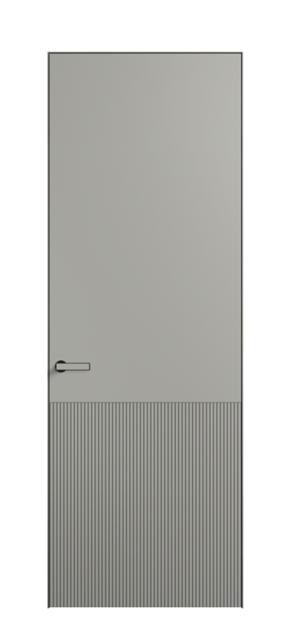 Дверь межкомнатная Velvet АКП 8204 Матовый нейтральный серый. Скрытый короб Черный Цена 56020 . Фабрика дверей Волховец 8 (800) 551 43 19 Межкомнатная дверь Velvet АКП 8204 Матовый нейтральный серый. Цена 56020  | Volhovec