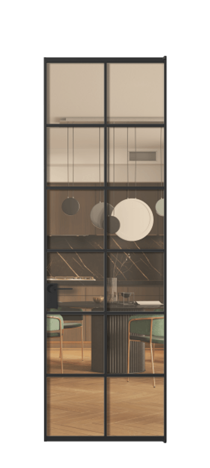 Алюминиевая дверь АЛПЛ040.05  Алюминий Черный Прозрачное оранжевое стекло, триплекс, 6мм. Без короба чер Цена 123150 Стоимость комплекта двери включает: 
1. Полотно (600/650/700/750/800/850/900/950*2000-2400 мм).
2. Короб
3. Комплект фурнитуры (2 торцевые петли и магнитный замок с ответной планкой). Фабрика дверей Волховец 8 (800) 551 43 19  Алюминиевая дверь АЛПЛ040.05 Алюминий Черный Прозрачное оранжевое стекло, триплекс, 6мм Цена 123150  | Volhovec