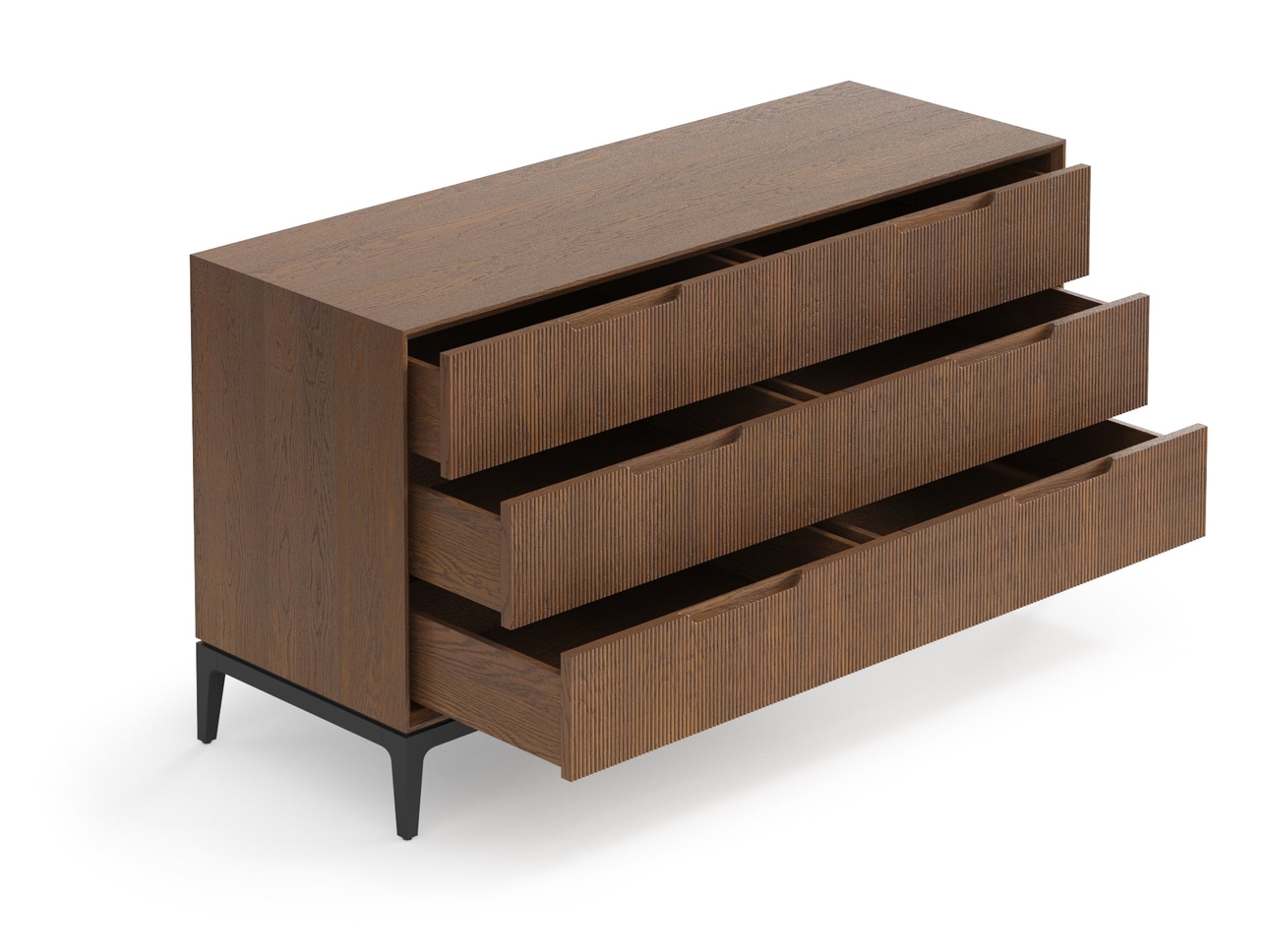 Комод Velvet 6 ящиков дуб туманный матовый