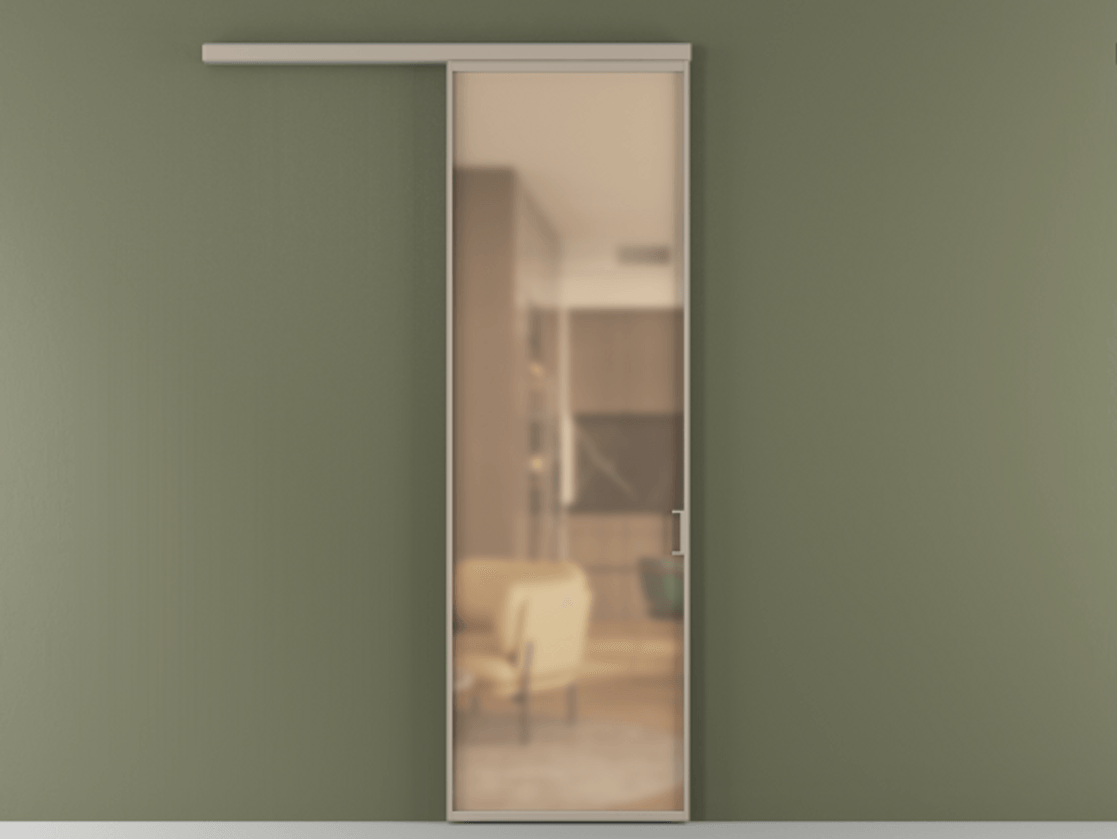 Перегородка Formato вдоль стены одностворчатая АЛПР 040.01 Алюминий бисквитный Сатинированное оранжевое стекло, триплекс, 6мм.  Цена 100650 ₽ 1. Полотно (800/2100 мм)
2. Комплект установки раздвижной системы
3. Базовый комплект фурнитуры
4.Ручка RONDO
. Фабрика дверей Волховец 8 (800) 551 43 19  Перегородка Formato вдоль стены одностворчатая АЛПР 040.01 Алюминий бисквитный Сатинированное оранжевое стекло, триплекс, 6мм Цена 100650 ₽  | Volhovec