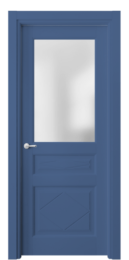 Межкомнатная дверь 6344 Отдалённо-синий RAL 5023. Цвет RAL Отдалённо-синий RAL 5023. Материал Массив бука эмаль. Коллекция Toscana Rombo. Фото. Дверь межкомнатная 6344 Отдалённо-синий RAL 5023. Цвет RAL Отдалённо-синий RAL 5023. Материал Массив бука эмаль. Коллекция Toscana Rombo. Картинка.