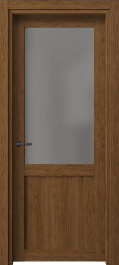 Межкомнатная дверь 2122 ЛОР Серый сатин триплекс. Цвет Лесной орех. Материал Ламинатин. Коллекция Нео. Фото. Дверь межкомнатная 2122 ЛОР Серый сатин триплекс. Цвет Лесной орех. Материал Ламинатин. Коллекция Нео. Картинка.