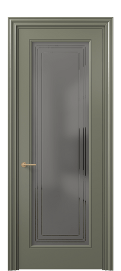 Межкомнатная дверь 8400 МОТ Серый сатин с гравировкой. Цвет Матовый оливковый тёмный. Материал Гладкая эмаль. Коллекция Mascot. Фото. Дверь межкомнатная 8400 МОТ Серый сатин с гравировкой. Цвет Матовый оливковый тёмный. Материал Гладкая эмаль. Коллекция Mascot. Картинка.