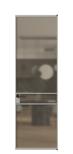 Межкомнатная дверь АЛПЛ040.02 Бронза сатин триплекс АНСР. Цвет Алюминий нейтральный серый. Материал Алюминий в эмали. Коллекция Formato. Фото. Дверь межкомнатная АЛПЛ040.02 Бронза сатин триплекс АНСР. Цвет Алюминий нейтральный серый. Материал Алюминий в эмали. Коллекция Formato. Картинка.