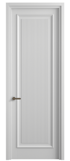 Дверь межкомнатная 6711 МБЛ . Цвет Матовый белоснежный. Материал Гладкая эмаль. Коллекция Шарм. Картинка.