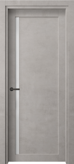 Дверь межкомнатная 2110 ЛСЕ САТ. Цвет Леон серебро. Материал Технофойл Ламинатин. Коллекция Нео. Картинка.