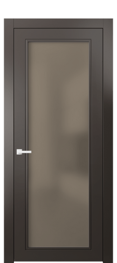 Межкомнатная дверь 8000 МАН БР САТ. Цвет Матовый антрацит. Материал Гладкая эмаль. Коллекция Neo Classic. Фото. Дверь межкомнатная 8000 МАН БР САТ. Цвет Матовый антрацит. Материал Гладкая эмаль. Коллекция Neo Classic. Картинка.