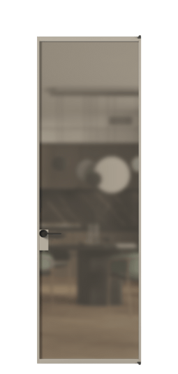 Межкомнатная дверь АЛПЛ040.01 Бронза сатин триплекс АБСК. Цвет Алюминий бисквитный. Материал Алюминий в эмали. Коллекция Formato. Фото. Дверь межкомнатная АЛПЛ040.01 Бронза сатин триплекс АБСК. Цвет Алюминий бисквитный. Материал Алюминий в эмали. Коллекция Formato. Картинка.