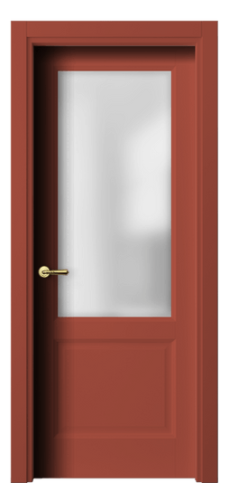 Дверь межкомнатная 1422 NCS S 3040-Y80R. Цвет NCS NCS S 3040-Y80R. Материал Гладкая эмаль. Коллекция Галант. Картинка.