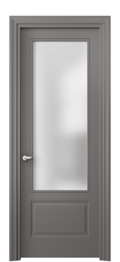 Межкомнатная дверь 8542 МКЛС САТ. Цвет Матовый классический серый. Материал Гладкая эмаль. Коллекция Esse. Фото. Дверь межкомнатная 8542 МКЛС САТ. Цвет Матовый классический серый. Материал Гладкая эмаль. Коллекция Esse. Картинка.