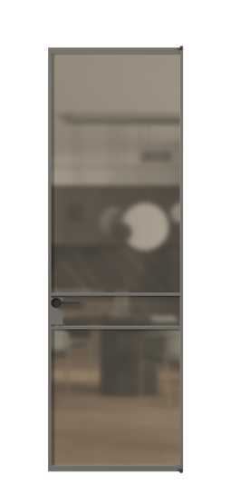 Межкомнатная дверь АЛПЛ040.02 Бронза сатин триплекс АКЛС. Цвет Алюминий классический серый. Материал Алюминий в эмали. Коллекция Formato. Фото. Дверь межкомнатная АЛПЛ040.02 Бронза сатин триплекс АКЛС. Цвет Алюминий классический серый. Материал Алюминий в эмали. Коллекция Formato. Картинка.