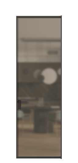 Межкомнатная дверь АЛПЛ040.01 Бронза сатин триплекс ААН. Цвет Алюминий антрацит. Материал Алюминий в эмали. Коллекция Formato. Фото. Дверь межкомнатная АЛПЛ040.01 Бронза сатин триплекс ААН. Цвет Алюминий антрацит. Материал Алюминий в эмали. Коллекция Formato. Картинка.