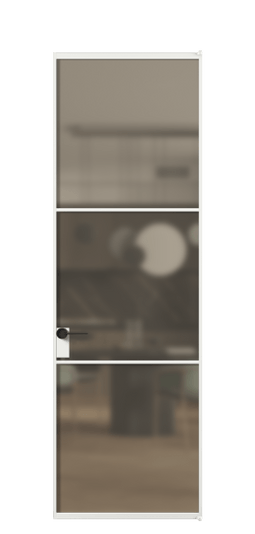 Межкомнатная дверь АЛПЛ040.03 Бронза сатин триплекс АБЛ. Цвет Алюминий белоснежный. Материал Алюминий в эмали. Коллекция Formato. Фото. Дверь межкомнатная АЛПЛ040.03 Бронза сатин триплекс АБЛ. Цвет Алюминий белоснежный. Материал Алюминий в эмали. Коллекция Formato. Картинка.
