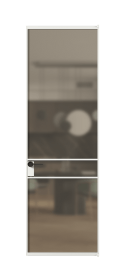 Межкомнатная дверь АЛПЛ040.02 Бронза сатин триплекс АБЛ. Цвет Алюминий белоснежный. Материал Алюминий в эмали. Коллекция Formato. Фото. Дверь межкомнатная АЛПЛ040.02 Бронза сатин триплекс АБЛ. Цвет Алюминий белоснежный. Материал Алюминий в эмали. Коллекция Formato. Картинка.