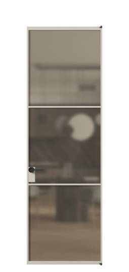 Межкомнатная дверь АЛПЛ040.03 Бронза сатин триплекс АСБЖ. Цвет Алюминий светло-бежевый. Материал Алюминий в эмали. Коллекция Formato. Фото. Дверь межкомнатная АЛПЛ040.03 Бронза сатин триплекс АСБЖ. Цвет Алюминий светло-бежевый. Материал Алюминий в эмали. Коллекция Formato. Картинка.